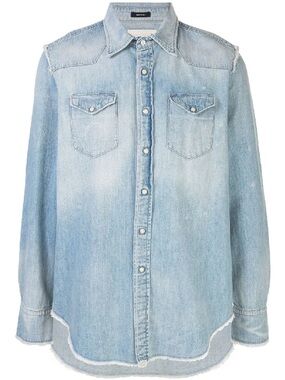 R13 Denim Jacket in Light Blue Wash